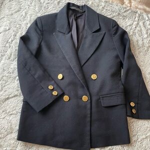 BOYS CHRISTIAN DIOR Jeune Homme Navy Double Breasted Blazer